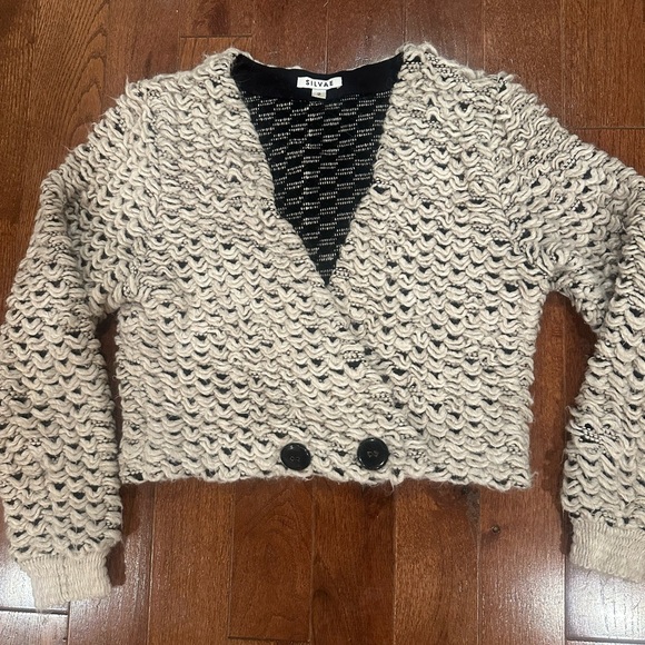 SILVAE chunky cropped sweater - Picture 4 of 6